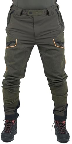 fratelliditalia.org Pantalone Caccia Spandex Antistrappo Anti Spino Elasticizzato Traspirante Estivo