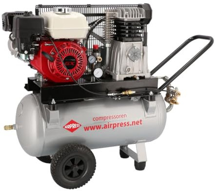 Compresor de aire de gasolina BM 50-410 (HONDA GP160) 10 bar 4,8 CV / 3,6 kW 247 l/min 50 l
