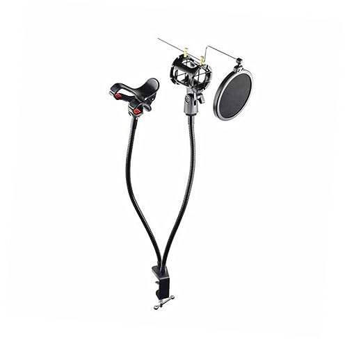 SUPVOX Adjustable Mobile Phone Stand for Desk Flexible Microphone Bracket Holder for Live Recording Compatible Phones