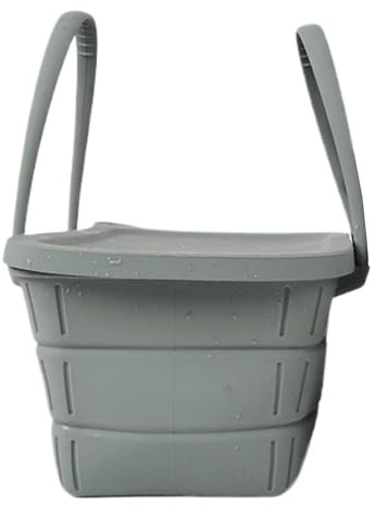 Gupcaqosjw Folding Ice Bucket,Insulated Drink Cooler Bucket | 3700ml Foldable Reusable Leak Proof Portable Bin For Outdoor Picnics BBQs Camping Beach Boating Weddings