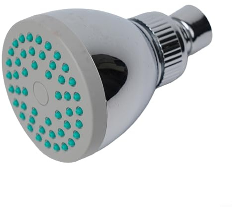 Yuanpgky High Pressure Shower Head with Power Spray and 360 Degree Rotation for Bathroom Use, Made of ABS Plastic with Easy-Clean Nozzles
