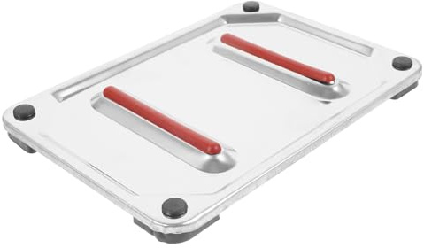 EPIGEIST Edelstahl Bügelunterlage Hitzebeständig mit Schutzfunktion und Sichere Ablage für Tisch Dampfbügeleisen für Haushalt