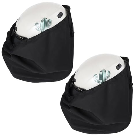Moto Helm Beutel - Aufbewahrungstasche mit Zugband,2 Stück Ventilierter Organizer Sport Kopfbedeckung Beutel - Damen Herren Erwachsene Jugendliche