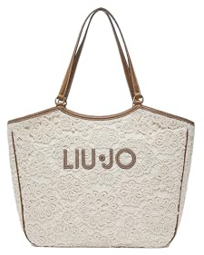 Liu Jo borsa a tracolla borsa shopper Ferielle Tote Cream avorio