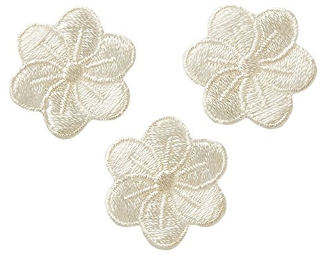 Applikationen - Kids and Hits - aufbügelbar Blumen creme 3 St