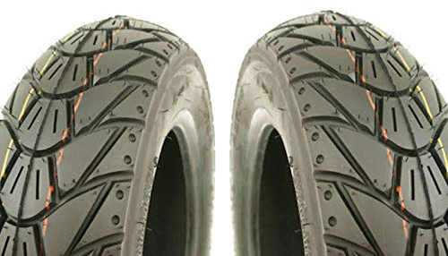 2x Allwetter Ganzjahres Reifen K415 3.50-10 56L M&S TL (Schlauchlos) passend für Roller/Scooter 10 Zoll 3.50x10, 3.50/10, 3.50 10, 3 1/2-10, 3 1/2x10, 3 1/2/10 wie 90/90-10