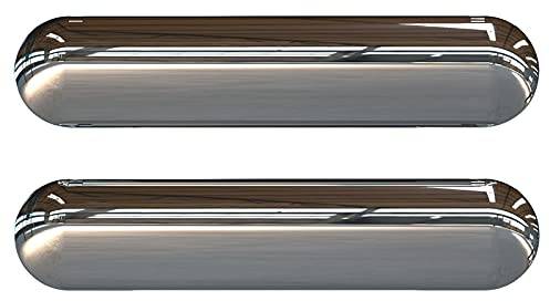 Ultion Sweet Chrome Rounded 12 Letter Box/Letterplate