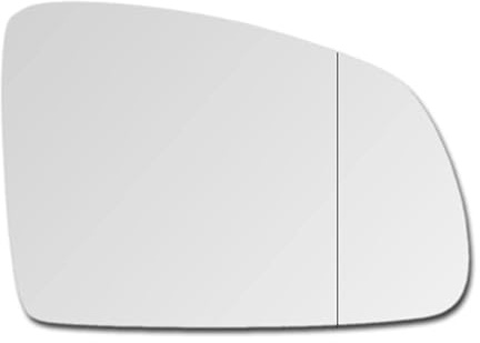 Ersatzspiegelglas Spiegelglas zum Kleben Außenspiegel Rechts Asphärisch passend für OPEL MERIVA A 2003-2010