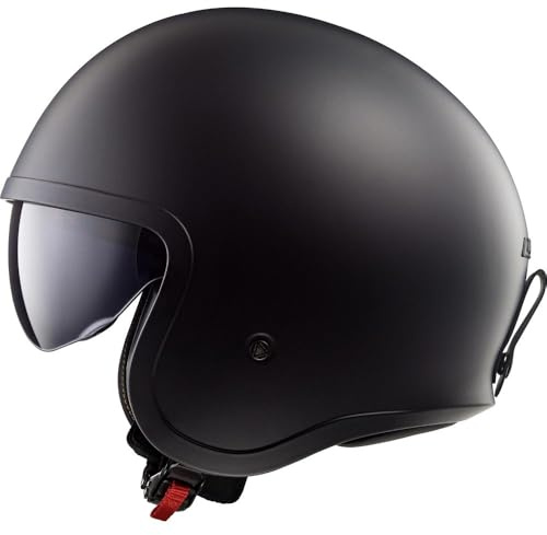 LS2, Jet Motorradhelm SPITFIRE II SOLID Matt Black, XXL