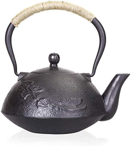 HPTHLY Ensembles de thé Simples et créatifs Bouilloire en Fonte 1200 ML Pot en Fonte Ancienne Non revêtu Pot en Fonte Ese Pot en Fonte du sud Service à thé Service à thé en Fonte Service à thé Shh