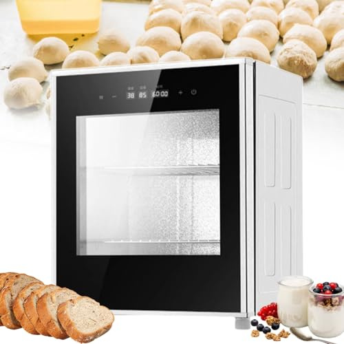 XSDAJSD Cámara de fermentación eléctrica de 40 L con Puerta de Vidrio de Doble Capa, Ideal para panificación Artesanal y fermentación de Yogur (20-50 °C/60-90% de Humedad)