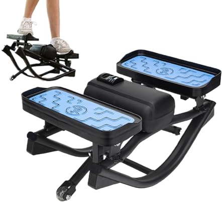 Side-Swing Stepper - Equipo de fitness compacto mejorado para el hogar, dispositivo de entrenamiento bajo | Entrenamiento de cuerpo entero, entrenamiento de piernas abdominales y nalgas para usar en
