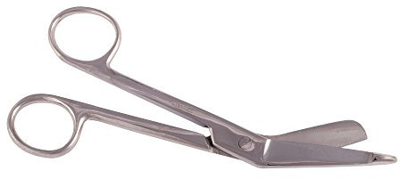 Verbandschere Silber LINKSHÄNDER mit GRATIS GRAVUR