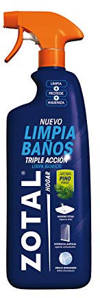 Zotal Hogar Limpiabaños - 12 Recipientes de 750 ml - Total: 9000 ml