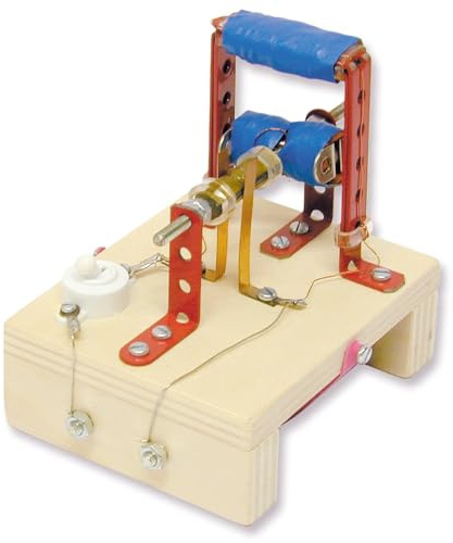 Elektromotor DIY Holz Bastelset für Kinder ab 13 Jahren mit Elektromagnet