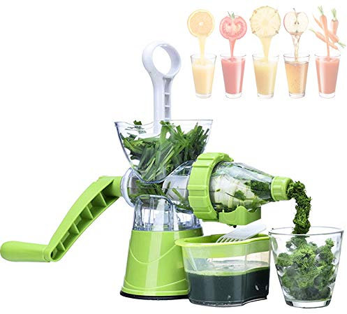Exprimidor Manual, Exprimidor De Verduras Y Frutas De Plástico, Exprimidor De Zumo Manual, Licuadora De Jugos De Hierba De Trigo, Exprimidor Manual Para Frutas, Verduras, Jengibre, Granada, Etc.