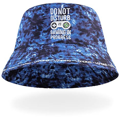 CityComfort Bucket Hat Kinder Mützen Fischerhut Jungen Mädchen Fischermütze Anglerhut Sonnenhut Kinder (Blau)