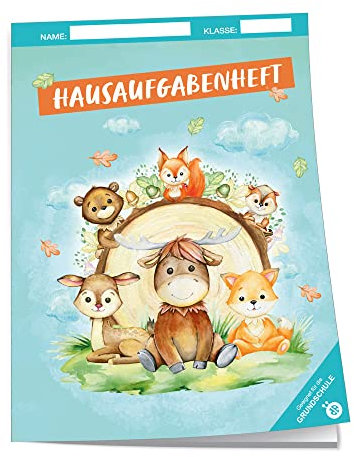 Trötsch Hausaufgabenheft Grundschule Waldfreunde: Schulplaner Hausaufgabenheft Timer Terminkalender