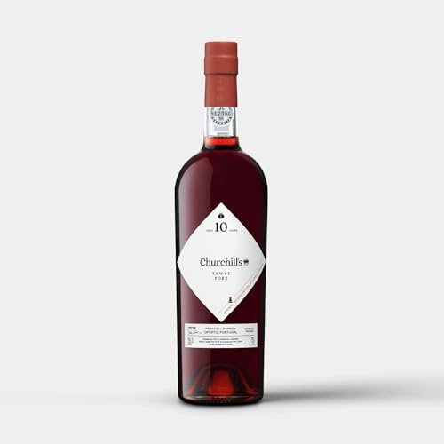 Churchill's Port Tawny 10yo - Vino Porto Rosso Fruttato e Speziato, 19.5%, Bottiglia in Vetro da 75cl