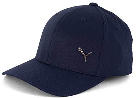 PUMA Unisex Metal Cat Flexfit Cap - Baseballkappe (Navy, S-M)