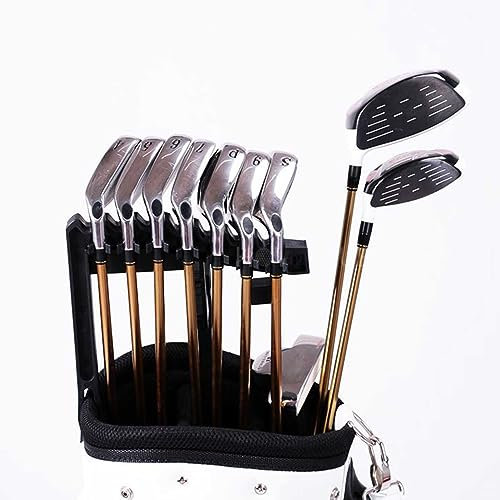 Bemvp Golfschläger-Organizer langlebig 9 Eisen-Golfschlägerhalter Anti-Fall-Golfschläger-Organizer universeller Golf-Eisenhalter für Tasche