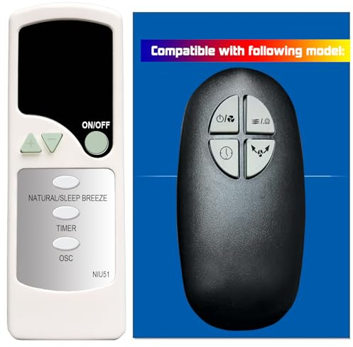 Replacement Remote Control for Holmes Tower Fan 191495-000-000 HT38R HT38RB2 HTF3610AR HTF3606AR-BWM HT38R-U