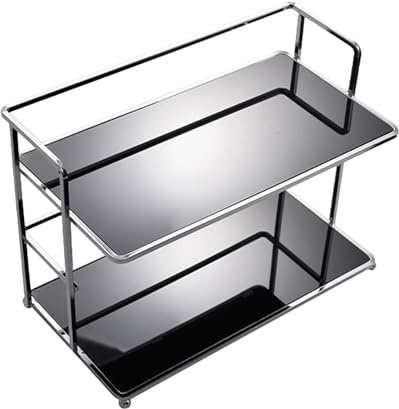 Becherhalter, 2-lagig Becher Baum Metall Doppelseitig Becherhalter, Doppelschicht Kaffeetasse Organizer, Kaffeebecherhalter Ständer mit Aufbewahrungsregalen, Design Tassen Aufbewahrungsorganisator für