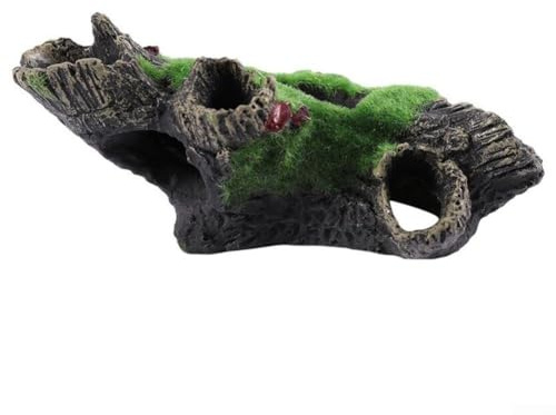 Praktische Dekoration für Aquarium, Höhle, Haus, Ornament für Garnelen, Betta, Guppy, kleine tropische Fische, die sich verstecken (A)