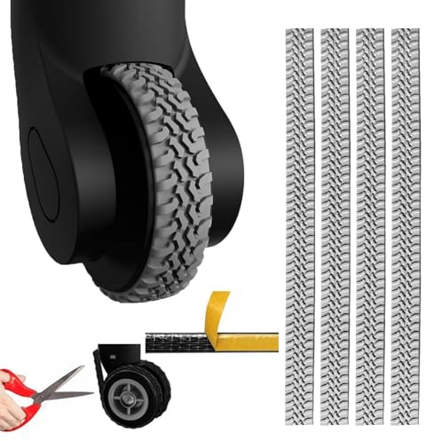 MaNeaz 4 Piezas Gris Fundas Ruedas Maletas Protectores De Maletas De Viaje Para Maletas De Viaje Funda Protectora Para Ruedas De Equipaje Impermeable Y Resistente Al Desgaste Longitud Recortable