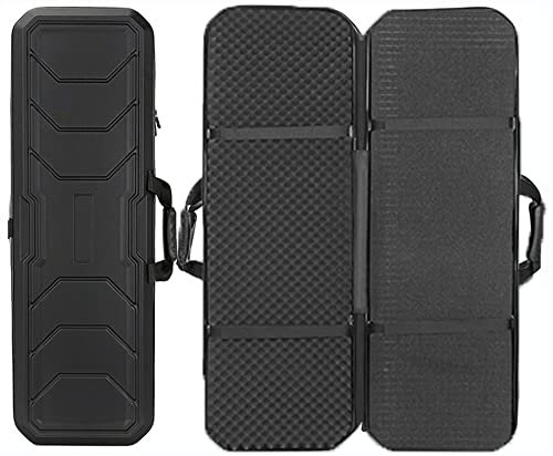 ANSNOW 95 cm Lange Hartschalentasche Für Langwaffengewehre, Taktische Hartschalen-Aufbewahrungstasche Mit Innenfutter Aus Eierbaumwolle/Wasserdichte, Bruchfeste Aufbewahrungsbox Für Outdoor-Jagdschi
