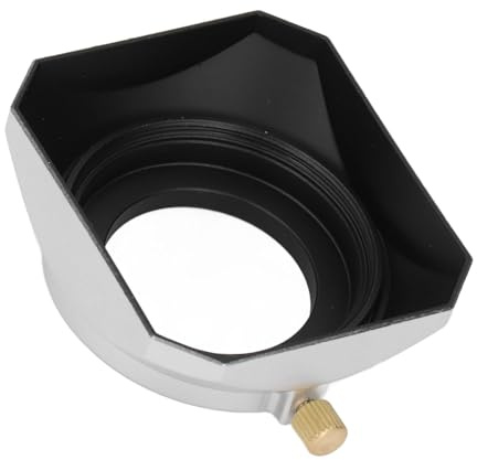 Paraluce da 37 Mm, Migliora la Nitidezza 'immagine e la Riproduzione dei Colori, Paraluce Quadrato in Lega di Alluminio, per Accessori per Fotocamere Digitali