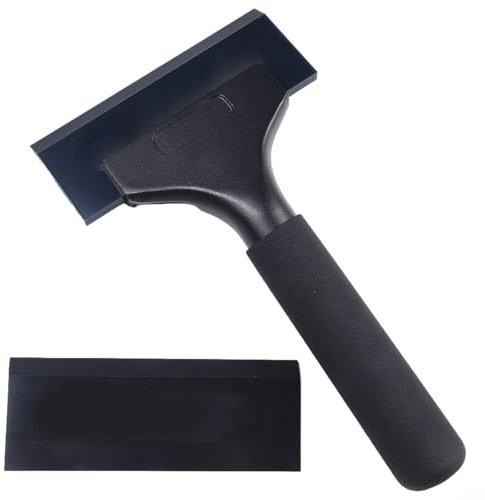 14) Spatola in gomma resistente con comoda maniglia per avvolgere il vinile dell'auto (set da 2 pezzi)
