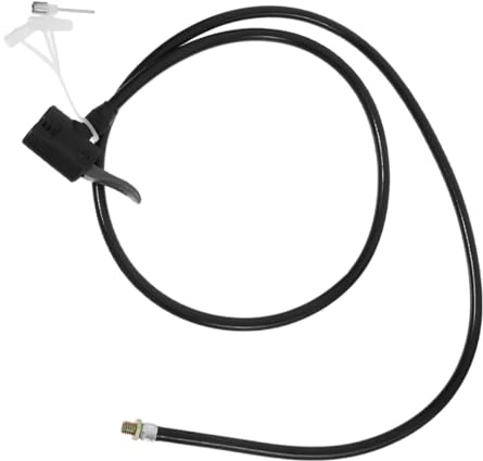 MILISTEN Bequemer Fahrrad-reifenfüller-Schlauch Luftkompressor-anhänge Luftschlauch-Adapter | Frostbeständiges Flexibles Material, Passend für Dunlop Presta Ventile, Mit Multi-Ventil-Adapter, Inklusive Ballnadel Adapter