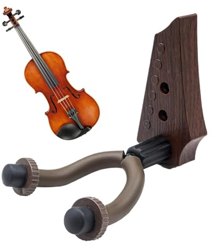 Colgador de pared para violín, soporte de pared para guitarra - Soporte de pared para violín en forma de U - Soporte para violín, soporte de pared para guitarra profesional, colgador de pared para uke