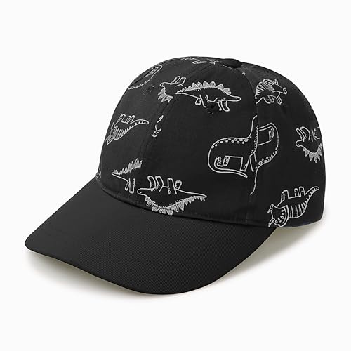 DRESHOW Småbarn Baseboll Keps Bebis Sol Hatt Söt Dinosaurie Mönstrad Mössor Unisex Bebis Trucker Hattar Spädbarn Småbarn Barn Hattar för Pojkar Flickor