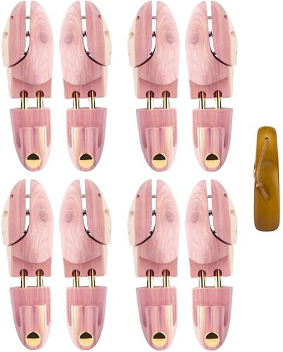SULPO Tenditore per scarpe in legno di cedro, per evitare pieghe e deformazioni, beige., 37 - 38