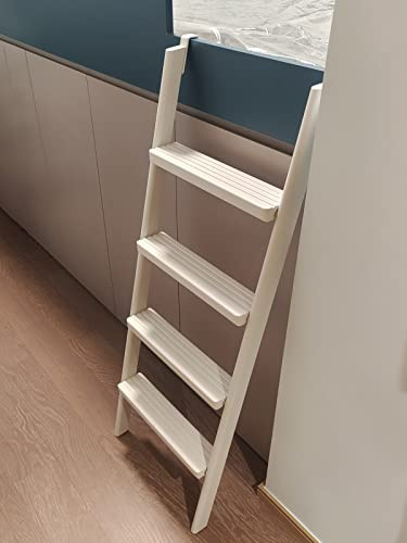 Scaletta extra larga per letto a castello per bambini e adulti, robusta scala di ricambio da 7,6 cm per letti singoli singoli alti, soluzione di sicurezza per dormitorio