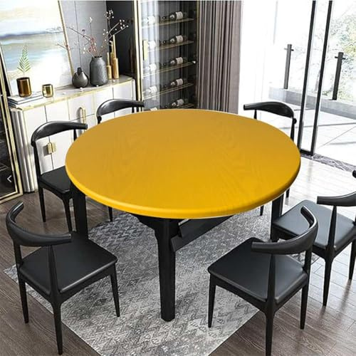 Elastische Tischdecke Rund 60cm, Outdoor Gartentischdecke mit Gummizug
