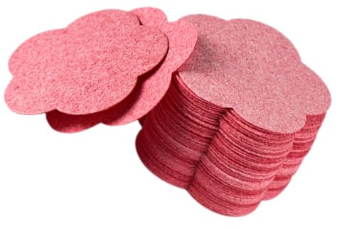 Ipetboom 50 Stück Komprimierte Blütenförmige Gesichtsschwämme aus Biologisch Abbaubarem Zellstoff Sanftes Peeling und Porentiefe Reinigung für Tägliche Gesichtsreinigung und