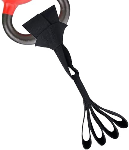 Fingerövningsmaskin – 4-finger nylontränare | 24 cm greppkraft tränare för idrottare sport | gym brottning | Klättersport idrottare | Gym ringar hemträning boxning baseboll tennis simning
