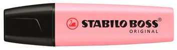 Stabilo Marcador fluorescente Boss rosa pastel 70/129