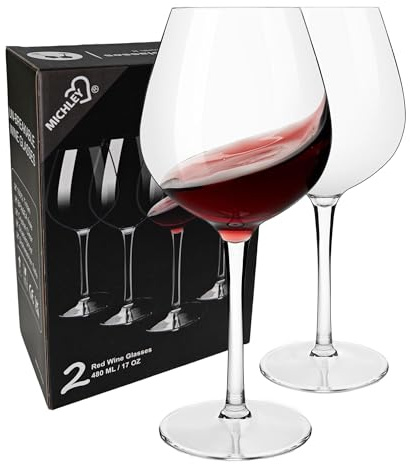COOKY.D Copas de Vino Flotantes para Piscina Copas de Vino para Piscina de Plástico Tritan Irrompible Con Tallo - Juego de 2 480ml - Apto para Lavavajillas