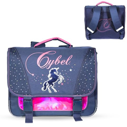 Bagtrotter - Cartable Primaire Fille - 38 cm - Grand Rangement - Tons Bleu & Violet - Différents Modèles & Licences