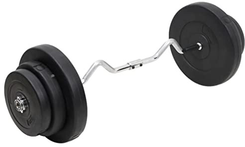 INLIFE Curlstange mit Gewichten 60 kg,61.22kg,3145019