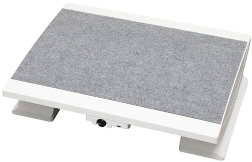 Maul 9025002 MAULpro Fußstütze (B x T) 45cm x 39cm beheizt, höhenverstellbar Weiß