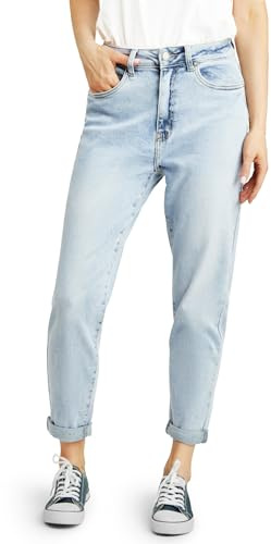 Fraternel Damen Jeans Hose Momfit Used Relaxed fit Hellhellblau L