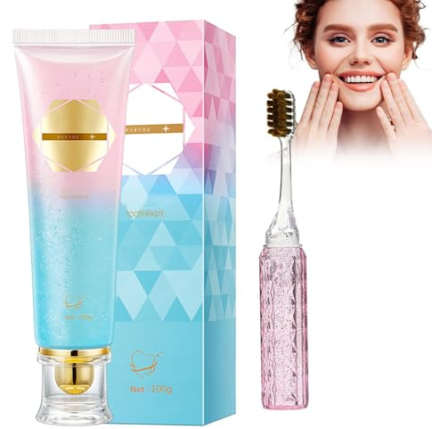 Dentifricio 100g e Spazzolino Da Denti Pieghévole, Dentifricio Sbiancante, Dentifricio Alito Fresco, Sbiancante Rimuove le Macchie, Rimuovere il Tartaro, Teeth Whitening Toothpasta, soap-9