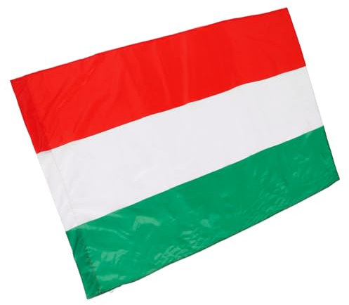 OFFSCH Drapeau Hongrois Grand Format 90x150 Cm Pour Décoration Jardin Et Événements Sportifs Résistant Aux Intempéries En Tissu Polyester Couleurs