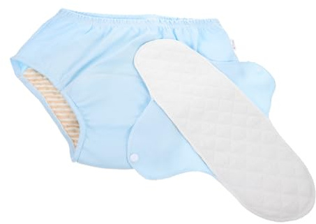 CALLARON Pañal Reutilizable para Ancianos, Ropa Interior de Algodón a Prueba de Fugas, Cómoda y Resistente al Agua, Talla Cintura 73,33-83,33cm