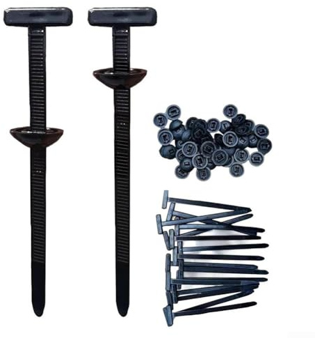 Black Nylon Cable Ties Self-Locking Wire Management Fasteners for Home Automotive Electronics Office Organization Heavy Duty Zip Ties with Quick Release Mechanism 100 Pack 9x2x0.5CM